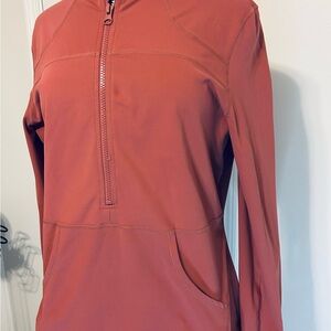 ZYIA Salmon Quarter-Zip Pullover